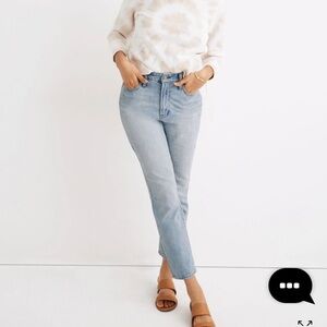 Madewell Curvy Perfect Vintage Jeans in Fitzgerald wash size 26